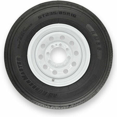 RUBBERMASTER - STEEL MASTER Rubbermaster ST235/85R16 14 Ply Highway Rib Tire and 8 on 6.5 Modular Wheel Assembly 599364